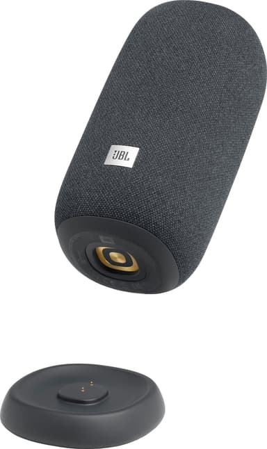 JBL Link Portable Wi-Fi högtalare med laddningsstation (grå)