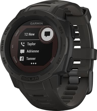 Garmin Instinct Solar Grafit - Träningsklocka