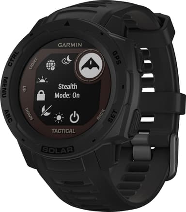 Garmin Instinct Solar Tactical Edition Svart - Träningsklocka