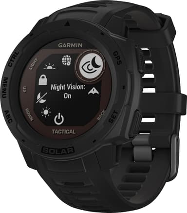 Garmin Instinct Solar Tactical Edition Svart - Träningsklocka