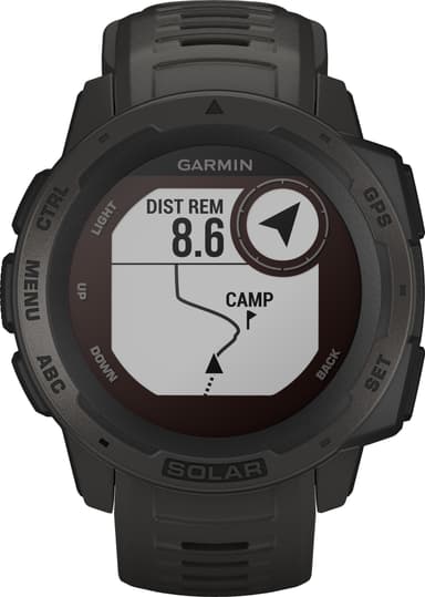 Garmin Instinct Solar Grafit - Träningsklocka