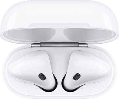 Apple AirPods 2nd gen (2019) trådlösa hörlurar med Qi-fodral