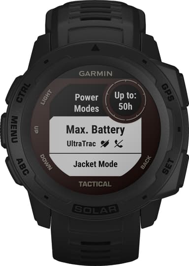 Garmin Instinct Solar Tactical Edition Svart - Träningsklocka