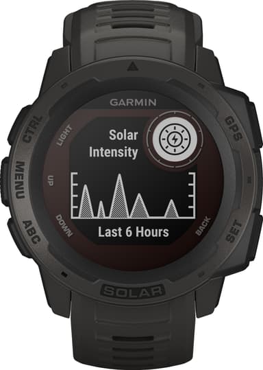 Garmin Instinct Solar Grafit - Träningsklocka