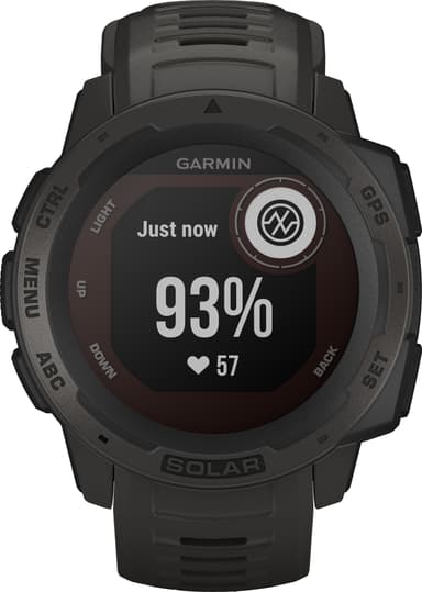Garmin Instinct Solar Grafit - Träningsklocka