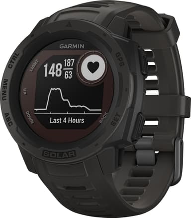 Garmin Instinct Solar Grafit - Träningsklocka