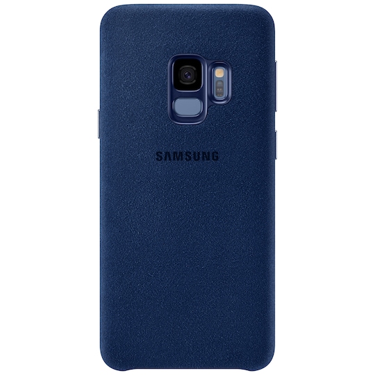 Samsung Galaxy S9 alcantara fodral (bl[)