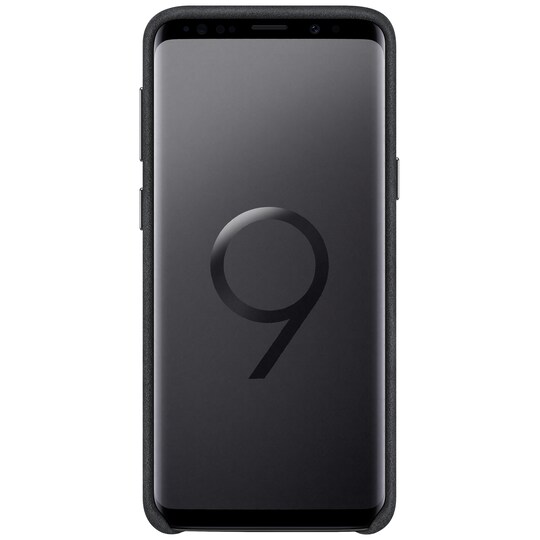 Samsung Galaxy S9 alcantara fodral (svart)