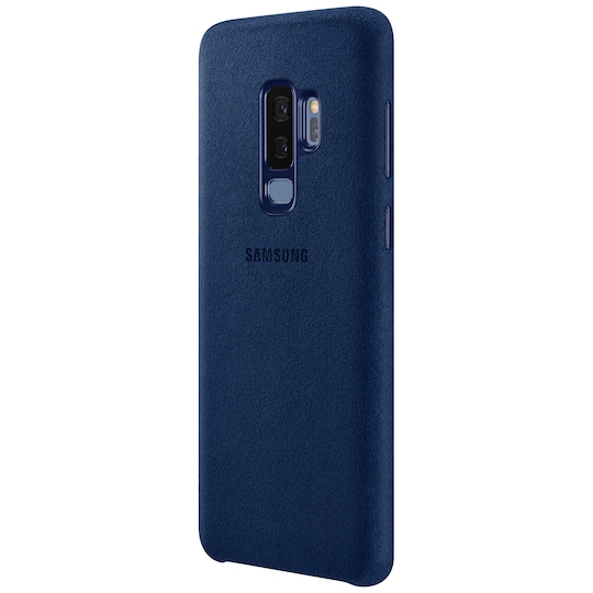 Samsung Galaxy S9 Plus Alcantara fodral (blå)