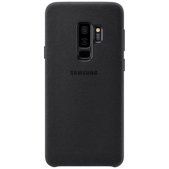 Samsung Galaxy S9 Plus alcantara fodral (svart)