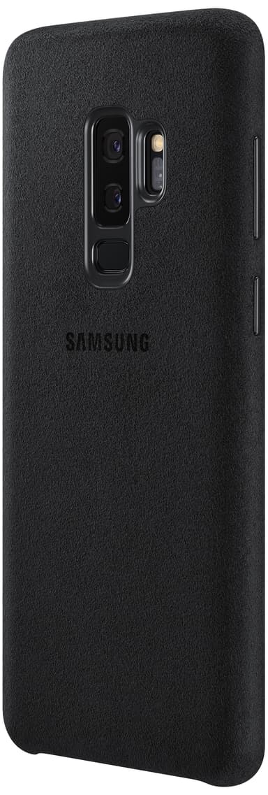 Samsung Galaxy S9 Plus alcantara fodral (svart)