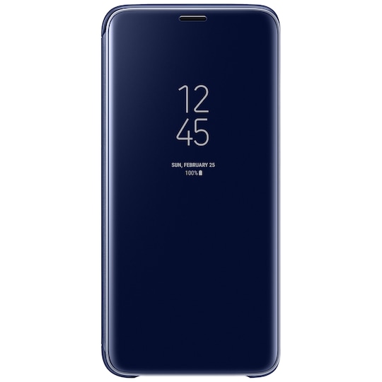 Samsung Galaxy S9 Clear View fodral (blå)