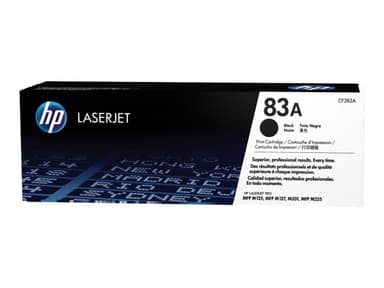 HP 83A - black - original - LaserJet - toner cartridge (CF283A)