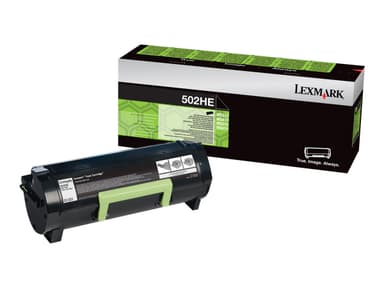 Lexmark 502HE - Lång livslängd - svart - original - tonerkassett - Lexmark Corporate