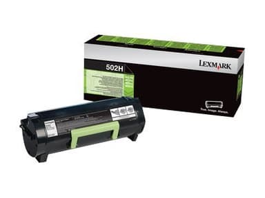 Lexmark 502HE - Lång livslängd - svart - original - tonerkassett - Lexmark Corporate