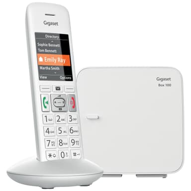 Gigaset Dect E370 Trådlös telefon (vit)
