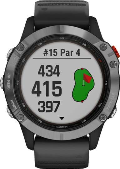 Garmin Fenix 6 Solar träningsklocka (silver)