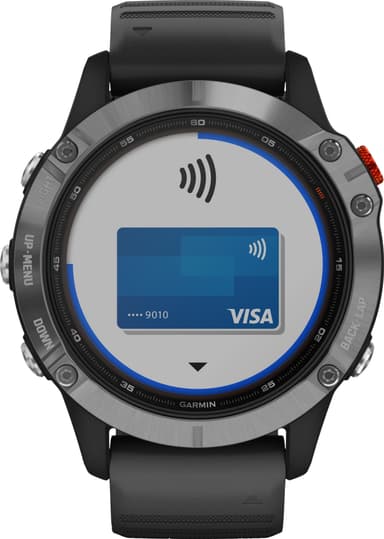 Garmin Fenix 6 Solar träningsklocka (silver)