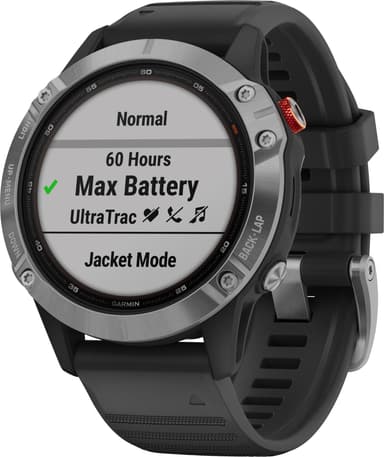 Garmin Fenix 6 Solar träningsklocka (silver)