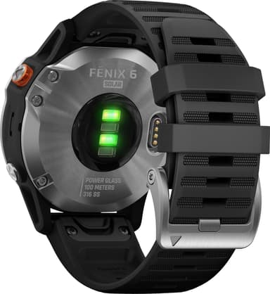 Garmin Fenix 6 Solar träningsklocka (silver)