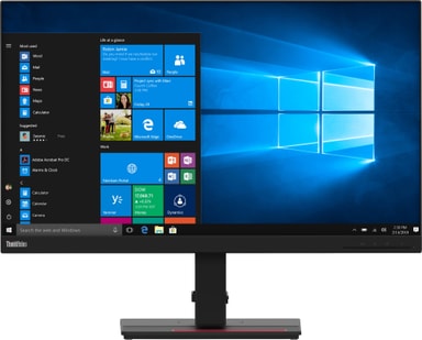 Lenovo ThinkVision T27h-20 27" bildskärm (svart) - Elgiganten - Elgiganten