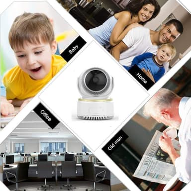 Trådlös övervakningskamera - WiFi kamera med rörelsesensor, mörkerseen