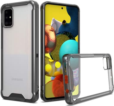 Samsung Galaxy A51 skal TPU Svart/Transparent