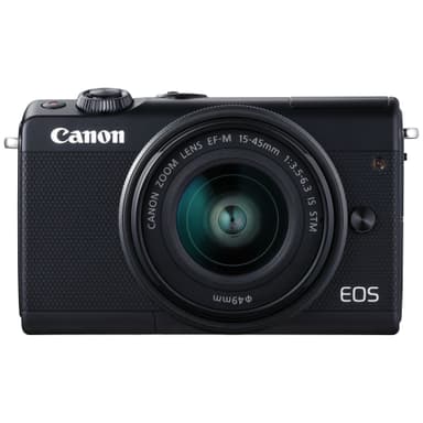 Canon EOS M100 CSC-kamera + 15-45 IS STM obj (svart)