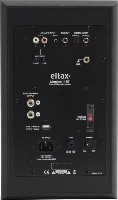 Eltax Monitor III BT Phono Black Pair