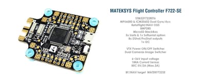 Mateksys F722-SE Flight Controller OSD
