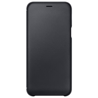 Samsung Galaxy A6 flip plånboksfodral (svart)