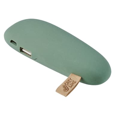 GreyLime Power Stone 2600 mAh powerbank, Grön