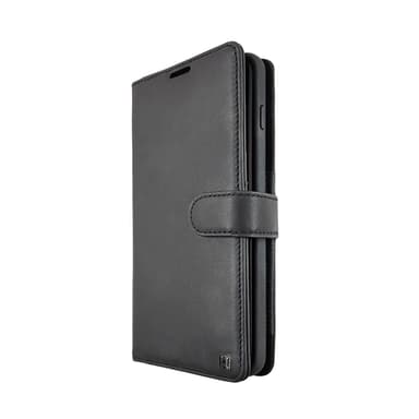 Äkta Läder Samsung Galaxy S10+ 2 in 1 plånbok mobilskal - Black
