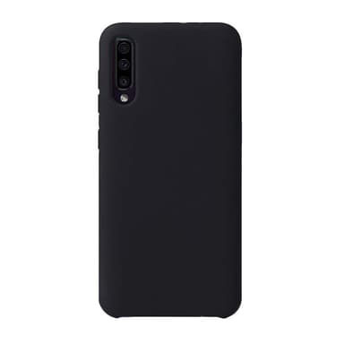 Samsung Galaxy A50 Flytande silikonskydd mobilskal- Black