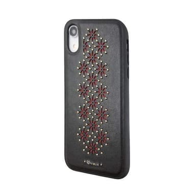 Svart/Röd iPhone XR Fodral