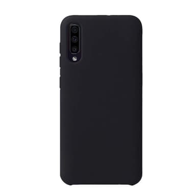 Samsung Galaxy A70 Flytande silikonskydd mobilskal- Black