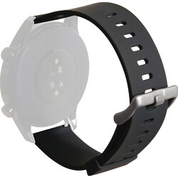 Puro Universal klockarmband i silikon 22mm (svart)