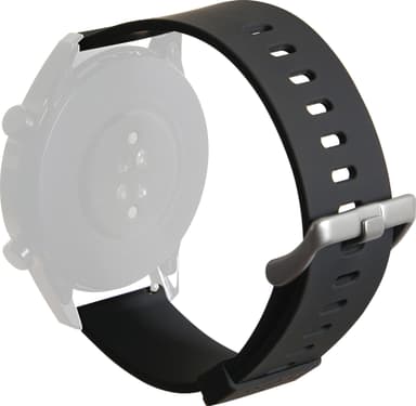 Puro Universal klockarmband i silikon 22mm (svart)