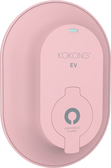 Kokong Ev10 Fjord Wallbox laddare för elbil (rosa)