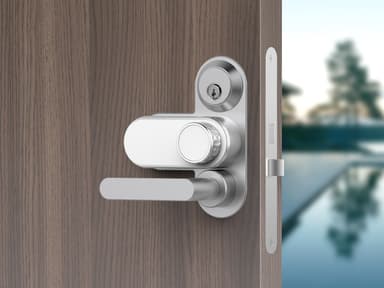 Glue Home smart dörrlås 2nd gen 2016 med Assa adapter (vänster)