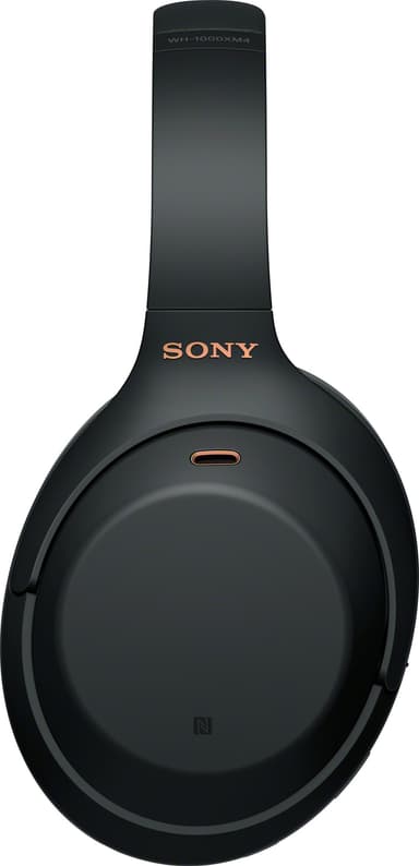 Sony trådlösa around-ear hörlurar WH-1000XM4 (svart)