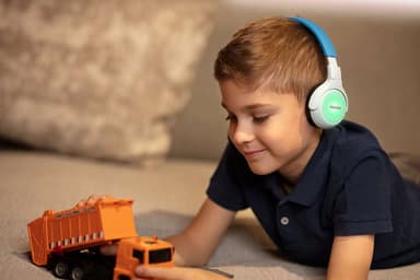 Philips trådlösa on-ear hörlurar TAKH402BL/00 (blå)