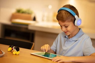 Philips trådlösa on-ear hörlurar TAKH402BL/00 (blå)