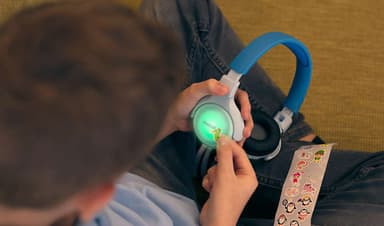 Philips trådlösa on-ear hörlurar TAKH402BL/00 (blå)