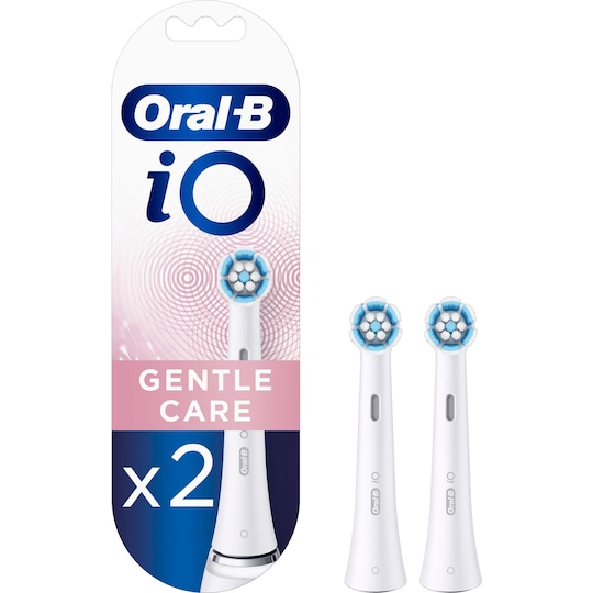 Oral-B iO Gentle Care tandborsthuvud IOGENTLECARE2WH (vit)