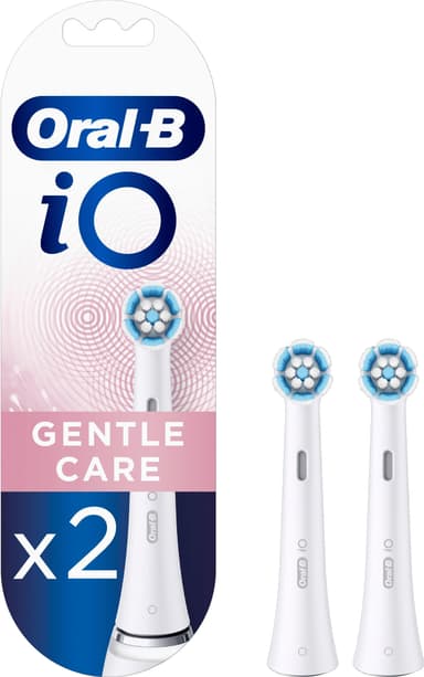 Oral-B iO Gentle Care tandborsthuvud IOGENTLECARE2WH (vit)