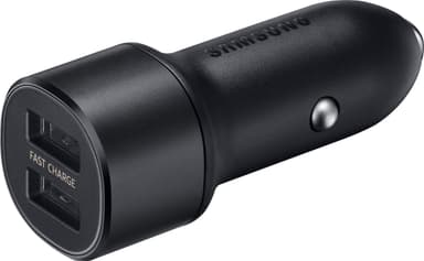 Samsung Dual Fast 15W billaddare (svart)