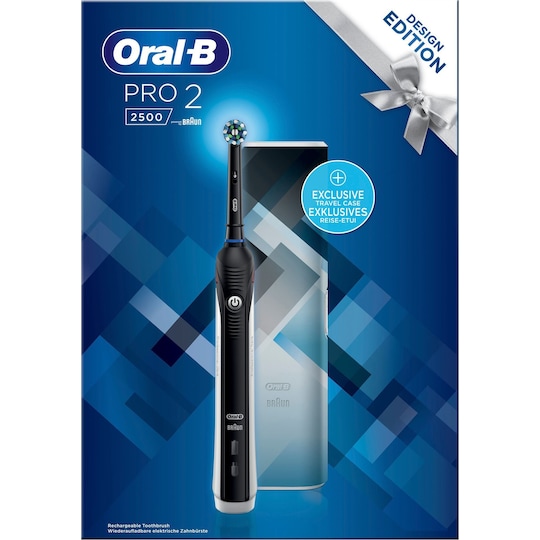 Oral-B Pro 2 2500 eltandborste gåvoset 319412 (svart)