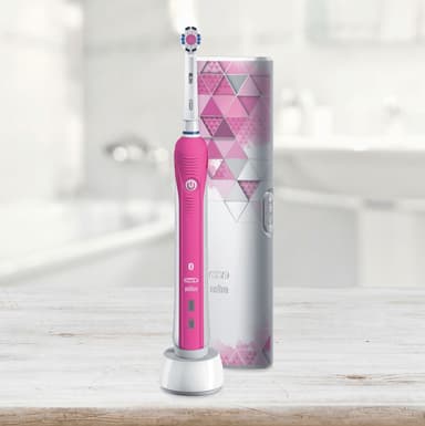 Oral-B Smart 4 4500 eltandborste gåvoset SMART4500 (rosa)