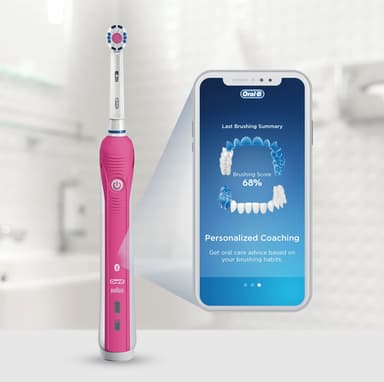 Oral-B Smart 4 4500 eltandborste gåvoset SMART4500 (rosa)